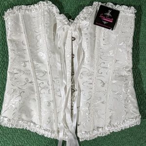 NWT Bridal White Corset